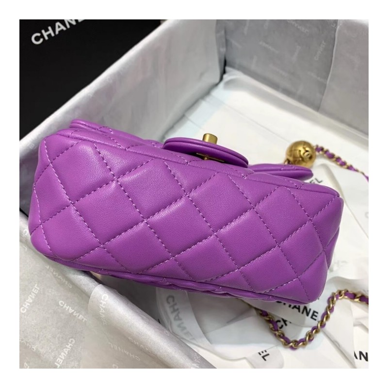 Chanel Lambskin Flap Bag AS1786