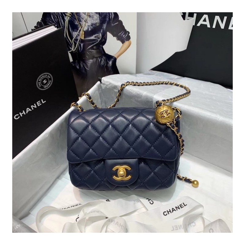 Chanel Lambskin Flap Bag AS1786