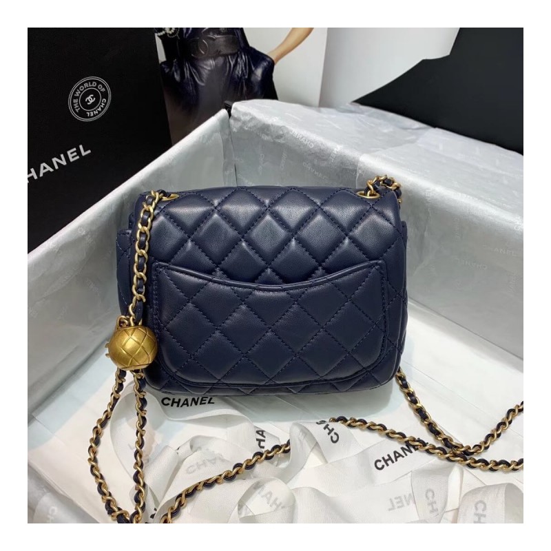 Chanel Lambskin Flap Bag AS1786