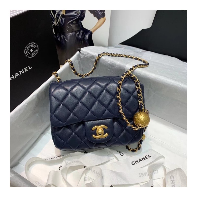 Chanel Lambskin Flap Bag AS1786