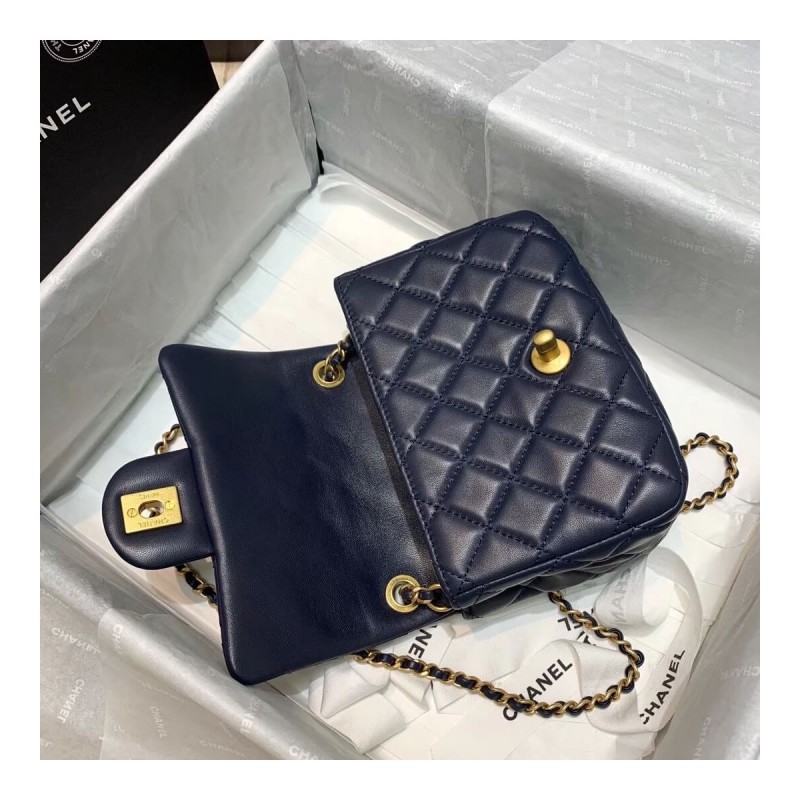 Chanel Lambskin Flap Bag AS1786