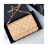 Chanel Caviar Quilted Wallet On Chain Woc A33814
