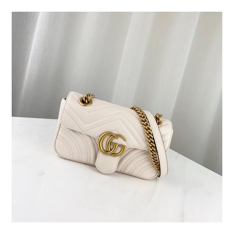 Gucci GG Marmont Matelasse Chevron Leather Mini Bag 446744