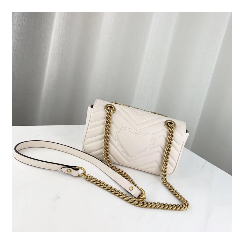 Gucci GG Marmont Matelasse Chevron Leather Mini Bag 446744