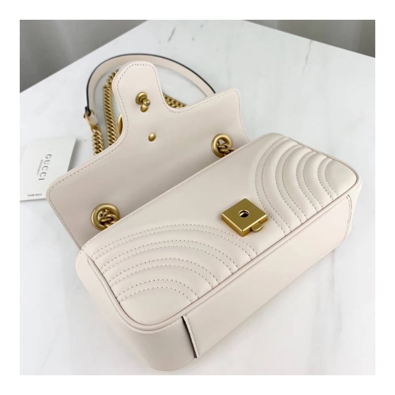 Gucci GG Marmont Matelasse Chevron Leather Mini Bag 446744