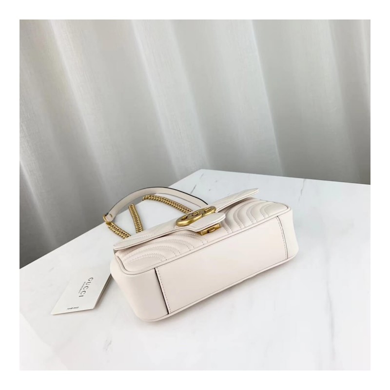 Gucci GG Marmont Matelasse Chevron Leather Mini Bag 446744