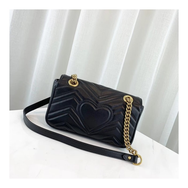 Gucci GG Marmont Matelasse Chevron Leather Mini Bag 446744