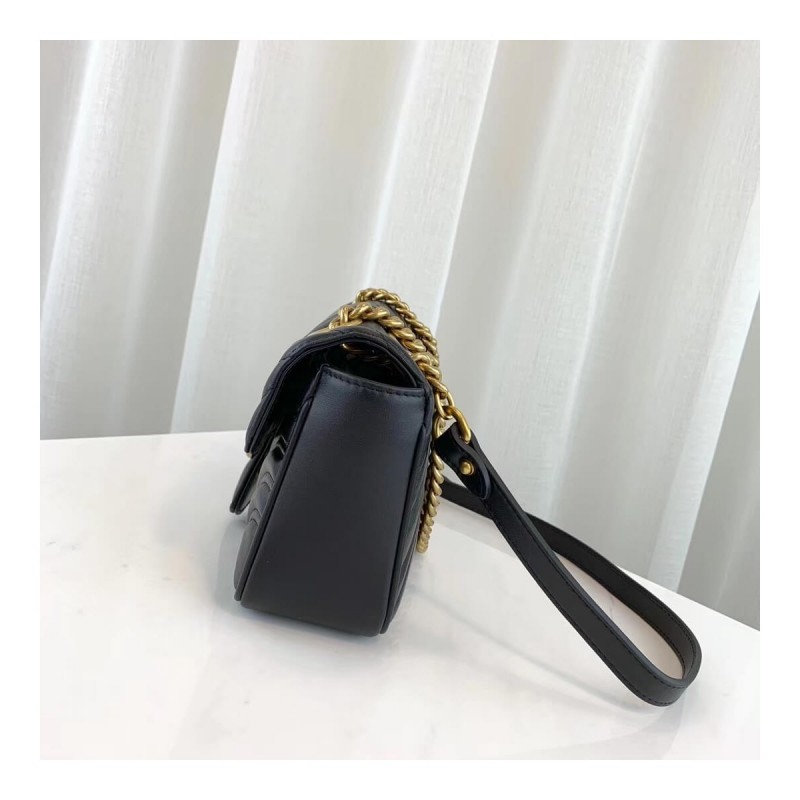 Gucci GG Marmont Matelasse Chevron Leather Mini Bag 446744