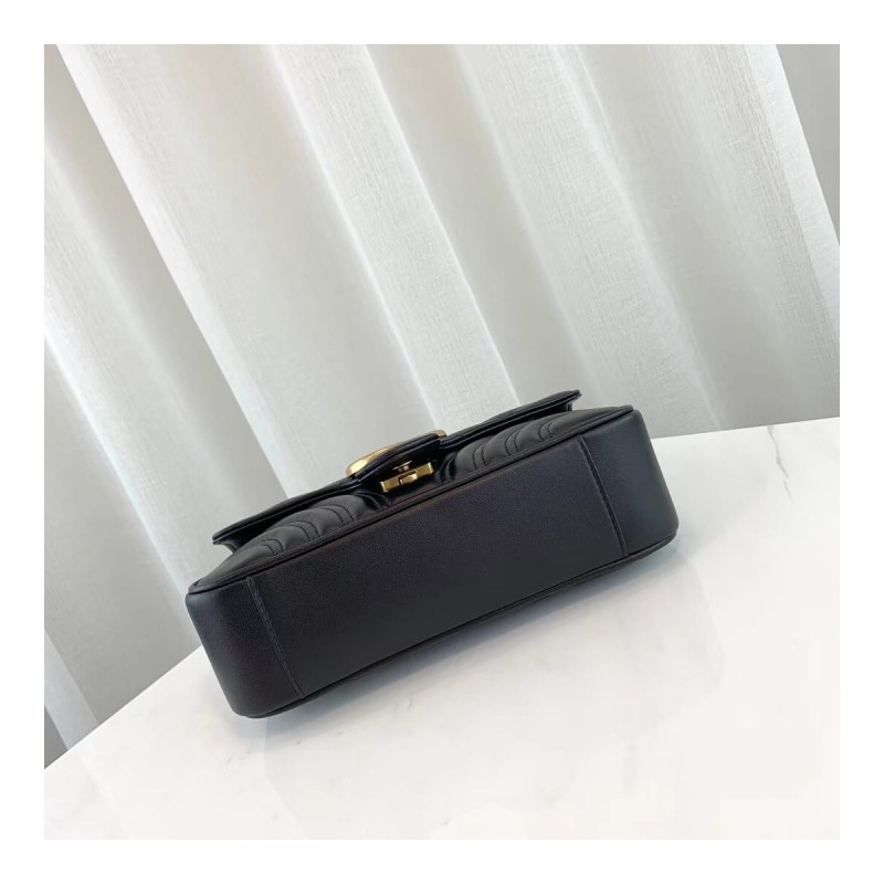 Gucci GG Marmont Matelasse Chevron Leather Mini Bag 446744