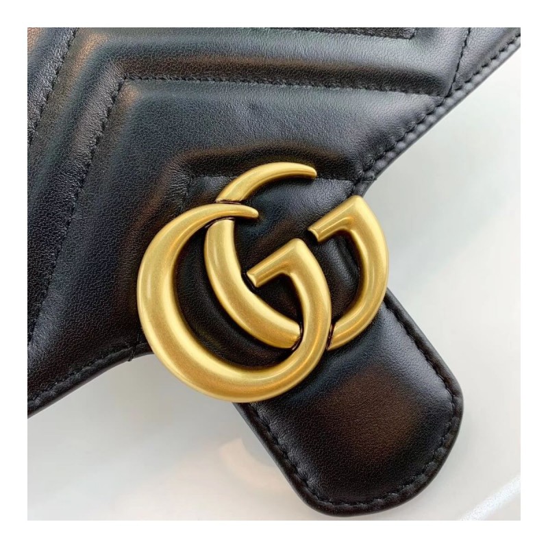 Gucci GG Marmont Matelasse Chevron Leather Mini Bag 446744