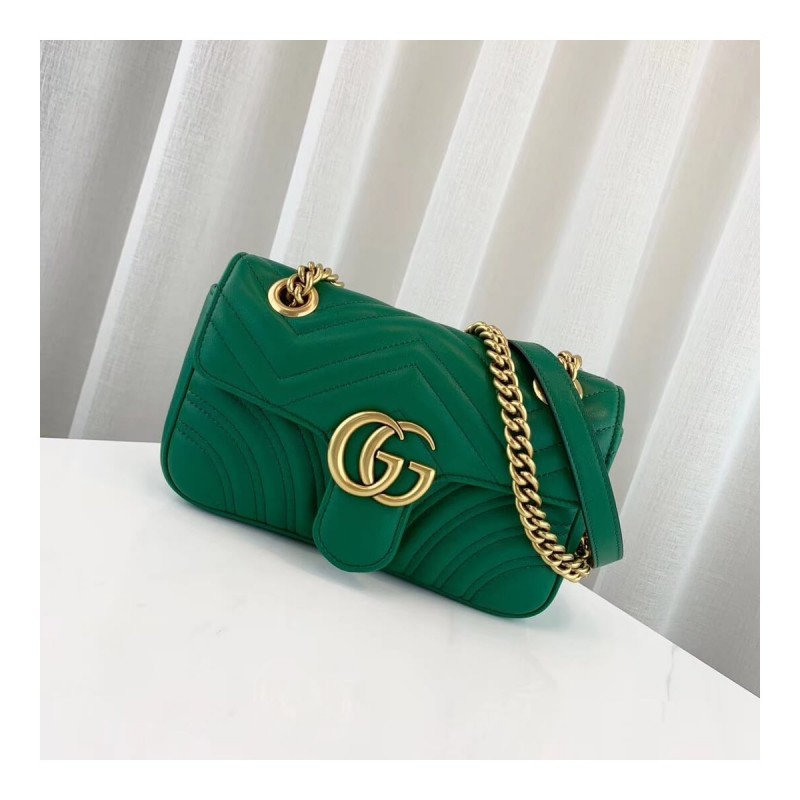 Gucci GG Marmont Matelasse Chevron Leather Mini Bag 446744