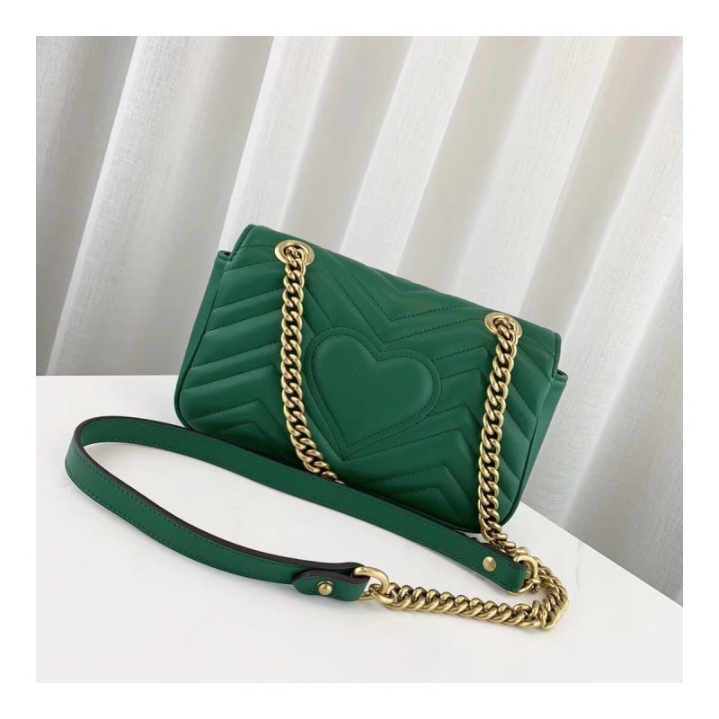 Gucci GG Marmont Matelasse Chevron Leather Mini Bag 446744