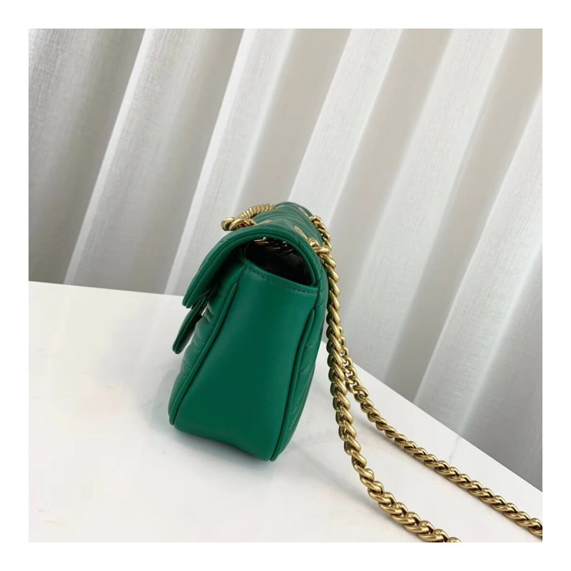 Gucci GG Marmont Matelasse Chevron Leather Mini Bag 446744