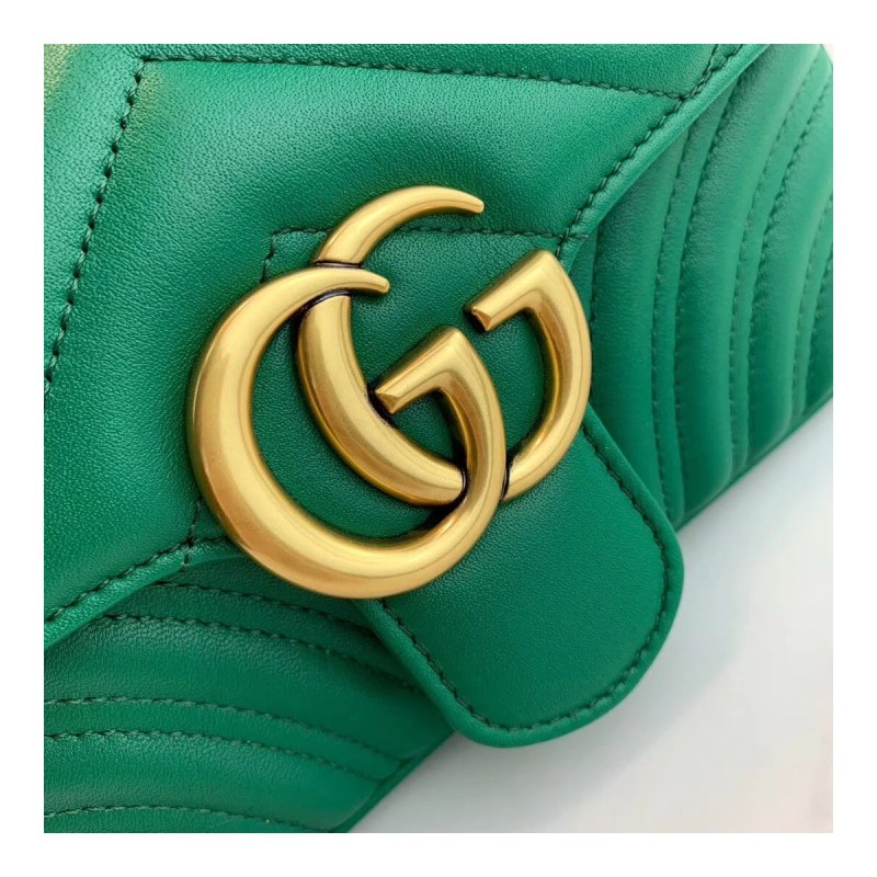 Gucci GG Marmont Matelasse Chevron Leather Mini Bag 446744