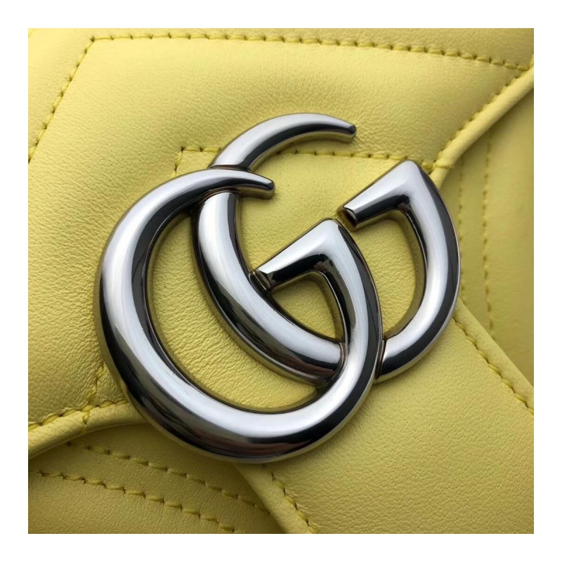 Gucci GG Marmont Matelasse Chevron Leather Mini Bag 446744