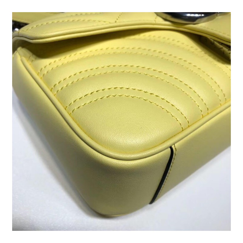 Gucci GG Marmont Matelasse Chevron Leather Mini Bag 446744