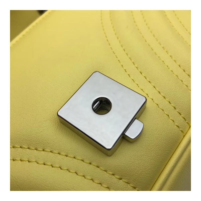 Gucci GG Marmont Matelasse Chevron Leather Mini Bag 446744