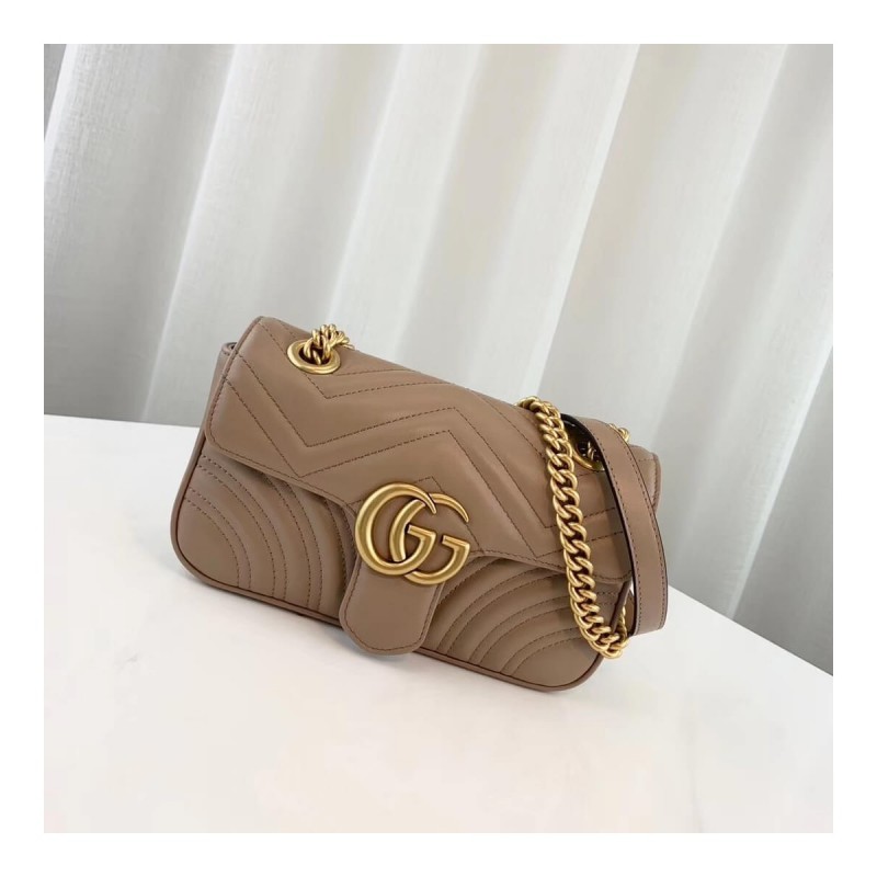 Gucci GG Marmont Matelasse Chevron Leather Mini Bag 446744