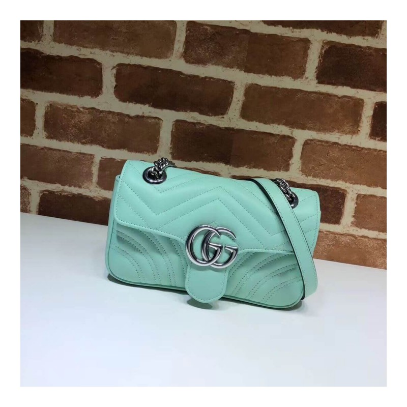 Gucci GG Marmont Matelasse Chevron Leather Mini Bag 446744