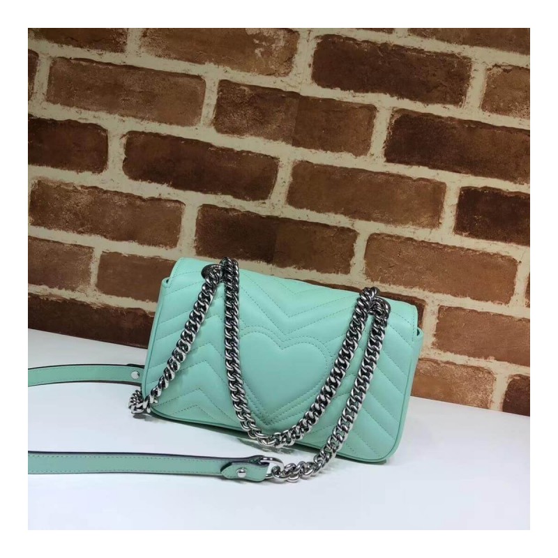 Gucci GG Marmont Matelasse Chevron Leather Mini Bag 446744