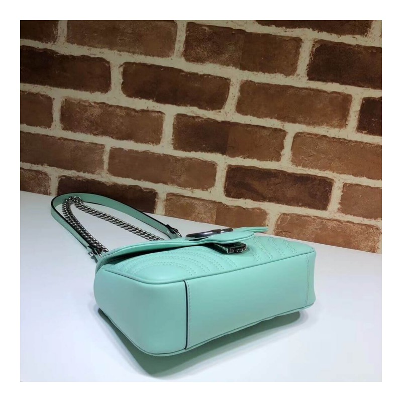 Gucci GG Marmont Matelasse Chevron Leather Mini Bag 446744