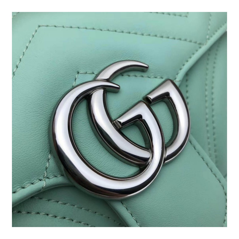 Gucci GG Marmont Matelasse Chevron Leather Mini Bag 446744