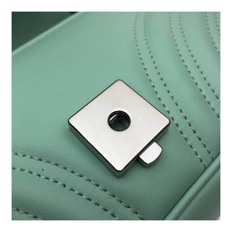 Gucci GG Marmont Matelasse Chevron Leather Mini Bag 446744