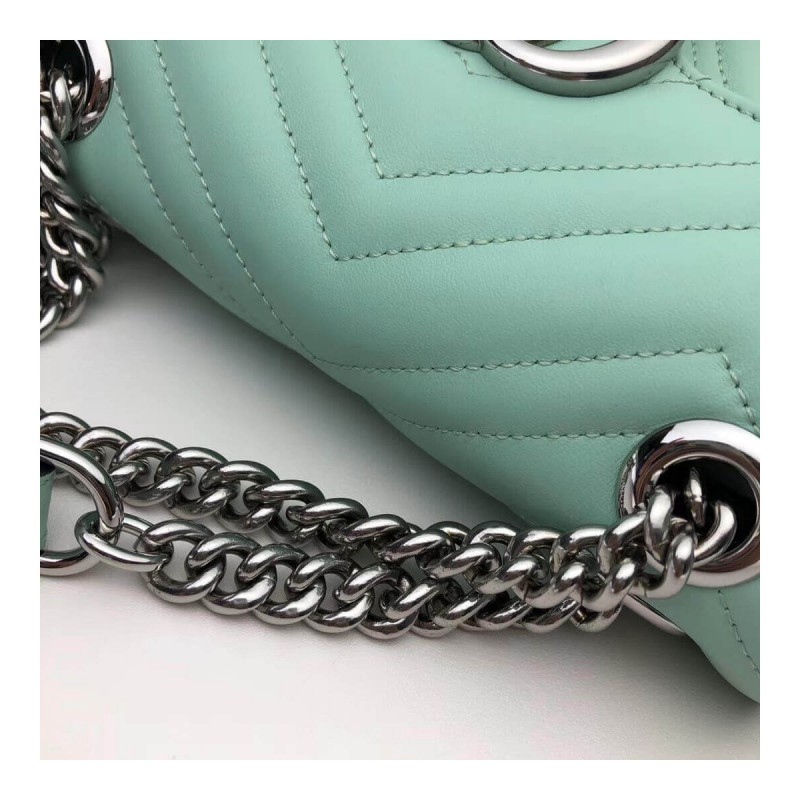 Gucci GG Marmont Matelasse Chevron Leather Mini Bag 446744