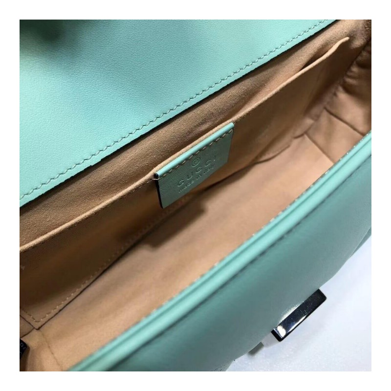 Gucci GG Marmont Matelasse Chevron Leather Mini Bag 446744