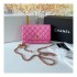 Chanel WOC With CC Details On Strap AP1450 in Lambskin