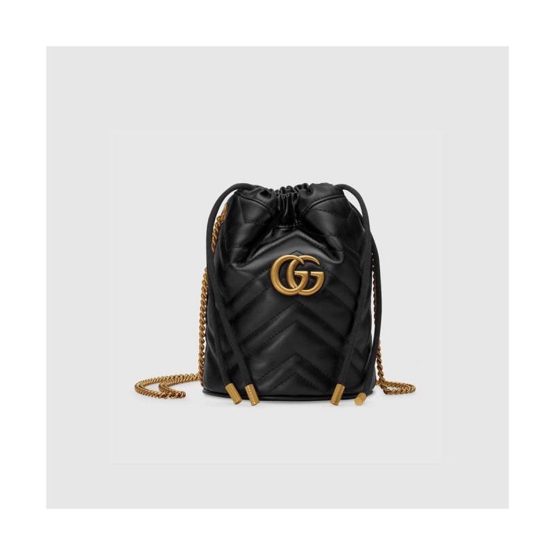 Gucci GG Marmont Matelassé Mini Bucket Bag 575163
