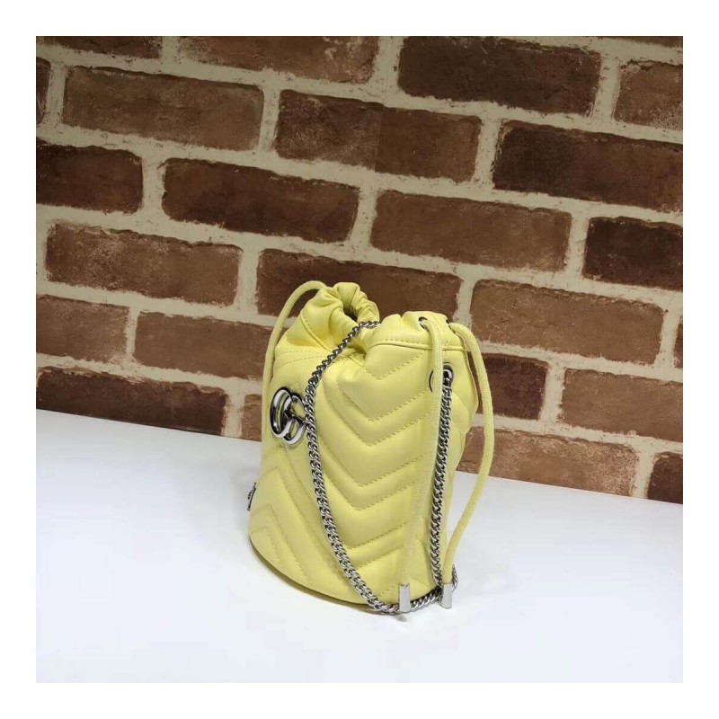 Gucci GG Marmont Matelassé Mini Bucket Bag 575163