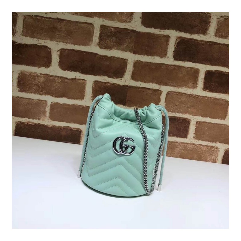Gucci GG Marmont Matelassé Mini Bucket Bag 575163