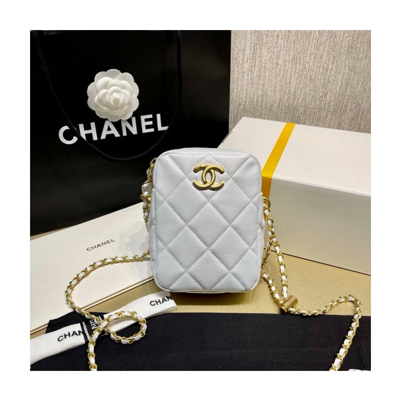Chanel Mini Camera Bag Iridescent Grained Calfskin Bag AS2857