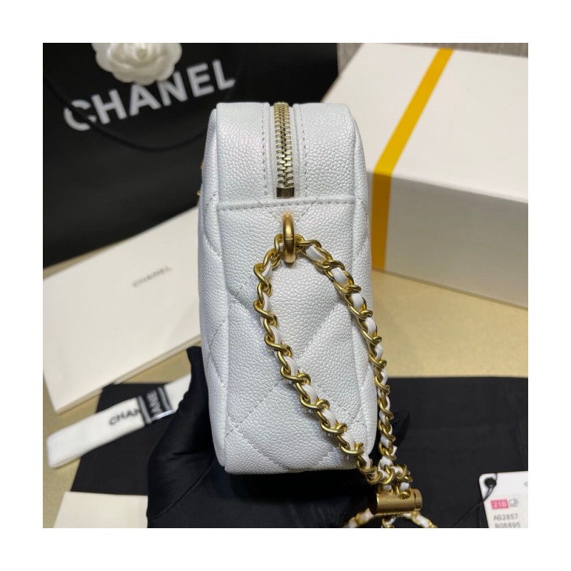 Chanel Mini Camera Bag Iridescent Grained Calfskin Bag AS2857