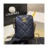 Chanel Mini Camera Bag Iridescent Grained Calfskin Bag AS2857