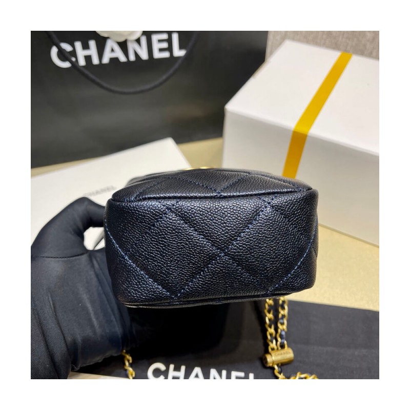 Chanel Mini Camera Bag Iridescent Grained Calfskin Bag AS2857