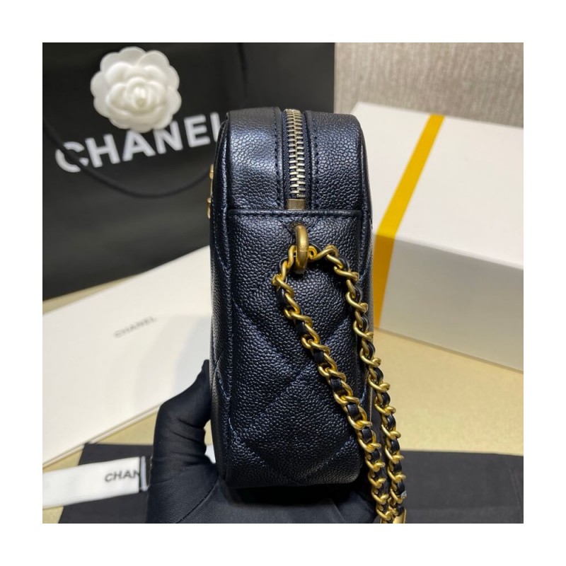 Chanel Mini Camera Bag Iridescent Grained Calfskin Bag AS2857