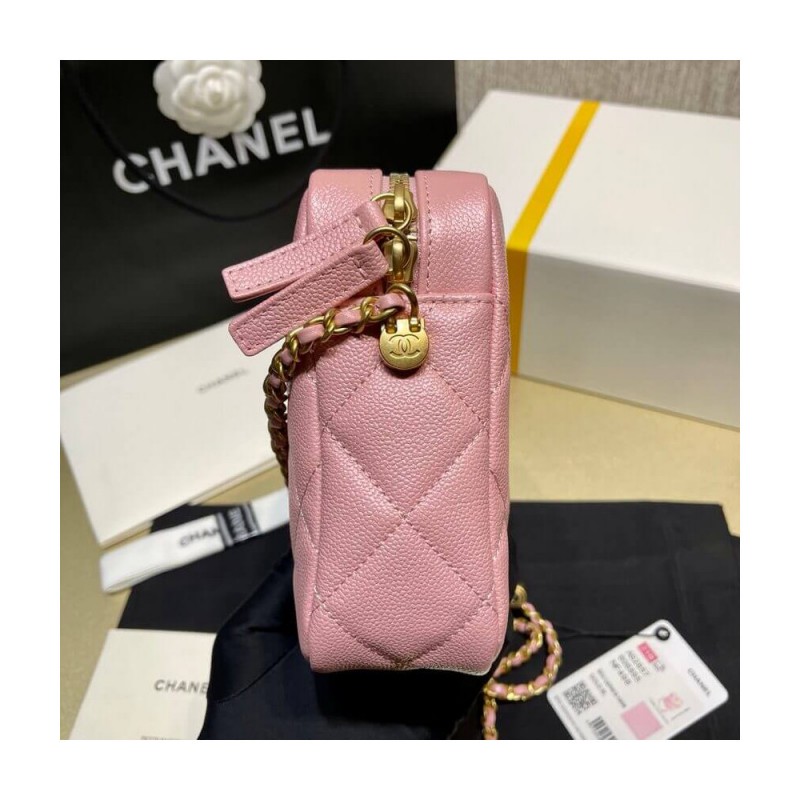 Chanel Mini Camera Bag Iridescent Grained Calfskin Bag AS2857