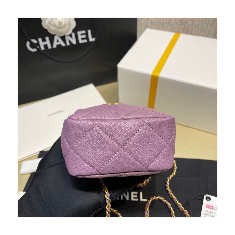 Chanel Mini Camera Bag Iridescent Grained Calfskin Bag AS2857