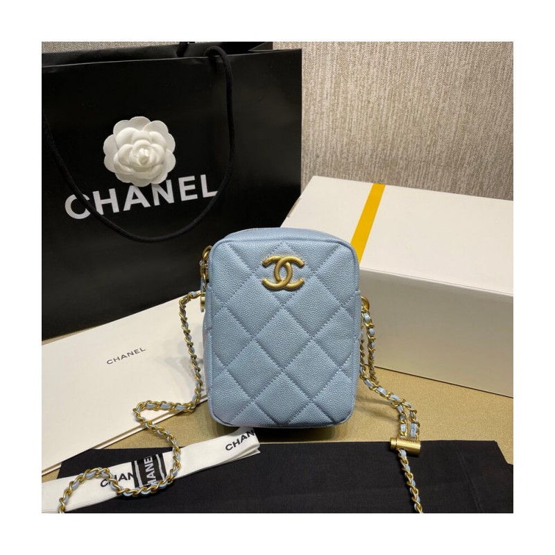 Chanel Mini Camera Bag Iridescent Grained Calfskin Bag AS2857