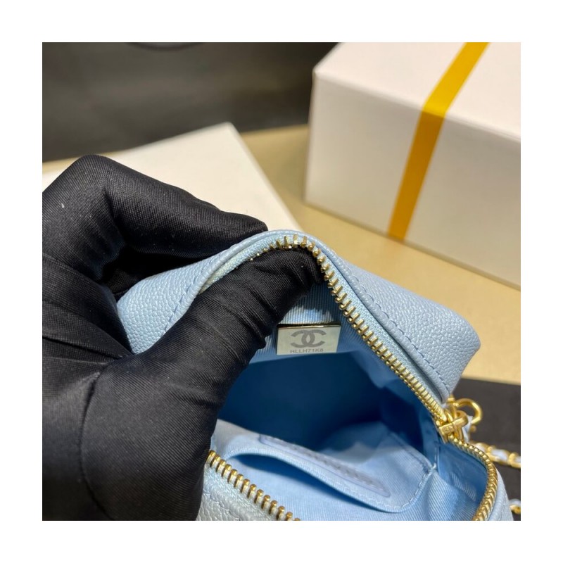 Chanel Mini Camera Bag Iridescent Grained Calfskin Bag AS2857