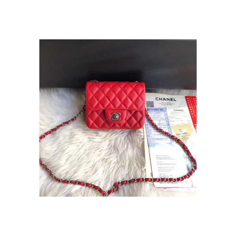 Chanel Lambskin 17cm Classic Flap Bag 1115