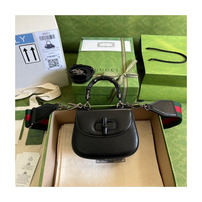 Gucci Mini Top Handle Bag with Bamboo 686864