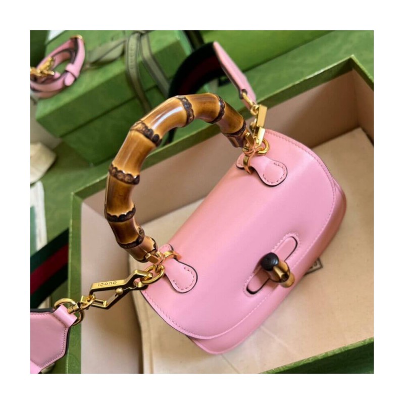 Gucci Mini Top Handle Bag with Bamboo 686864