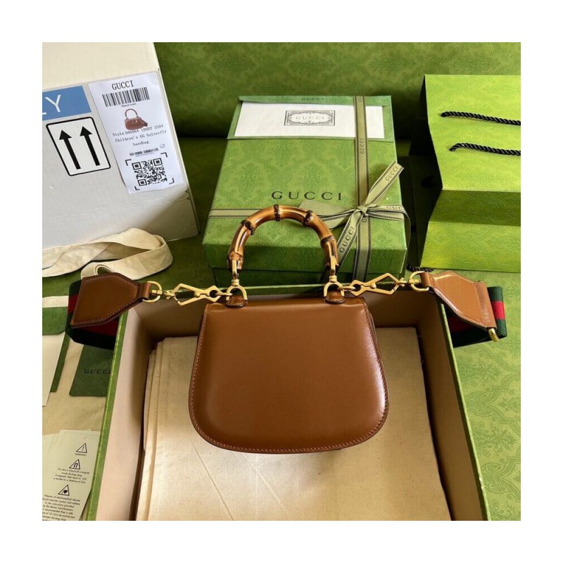 Gucci Mini Top Handle Bag with Bamboo 686864
