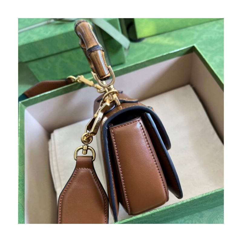 Gucci Mini Top Handle Bag with Bamboo 686864