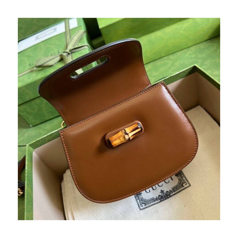 Gucci Mini Top Handle Bag with Bamboo 686864