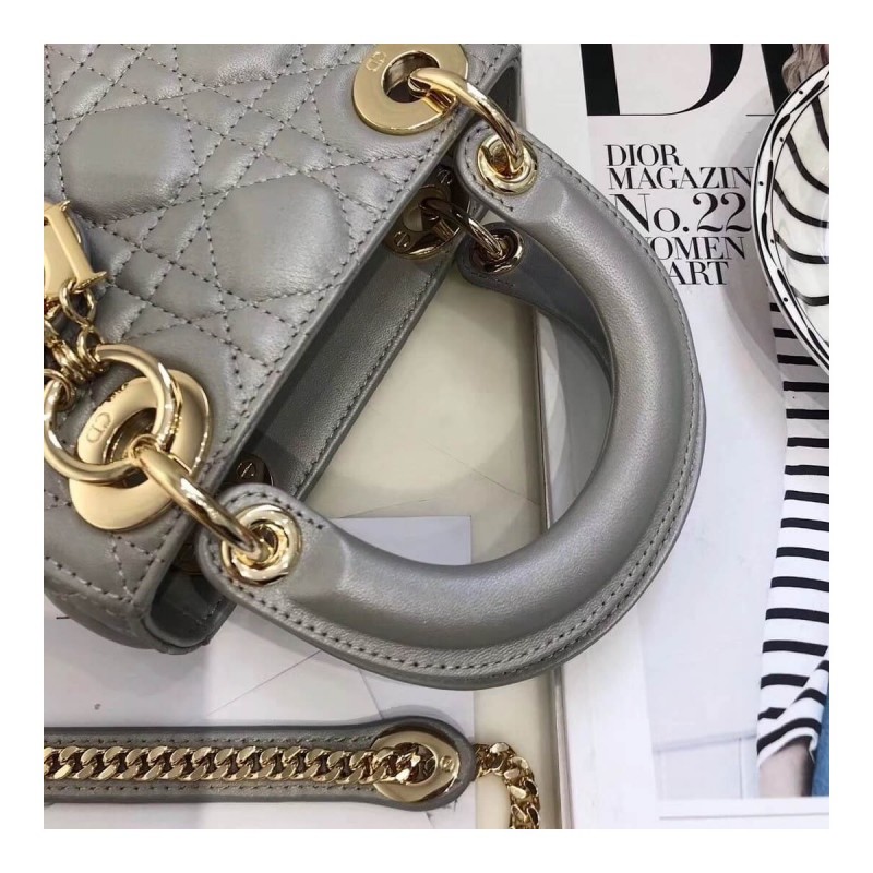 Christian Dior Lambskin Mini Lady Dior Bag 44500