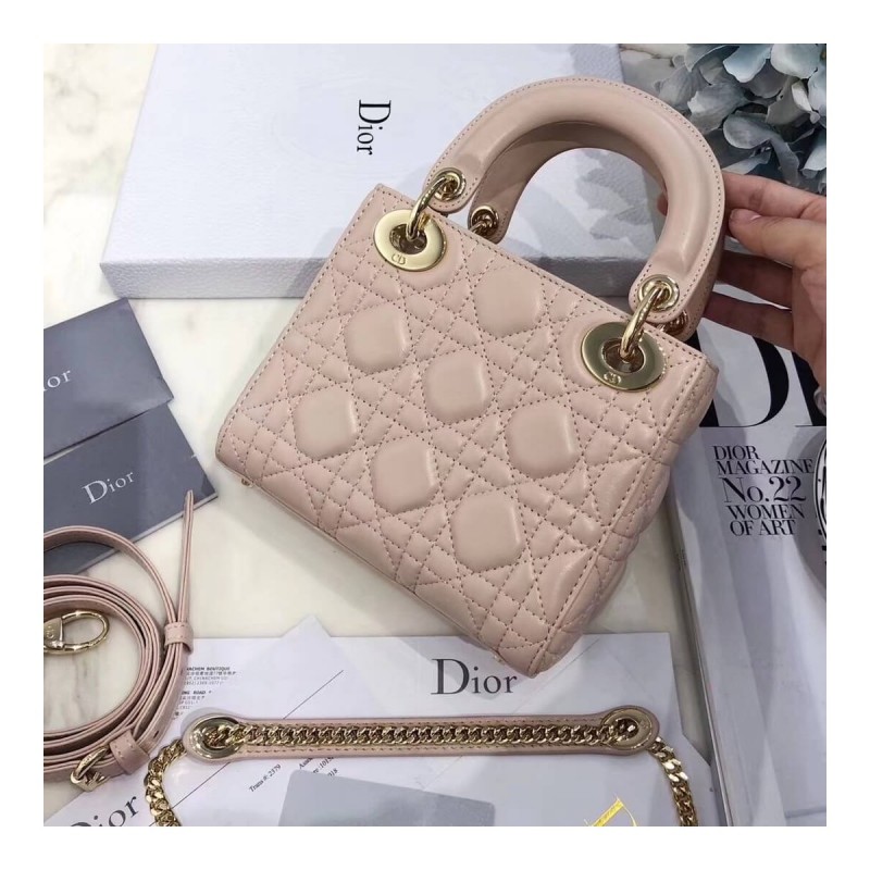 Christian Dior Lambskin Mini Lady Dior Bag 44500